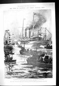 Old 1901 Duke Cornwall York Tour Ship Ophir Portsmouth Harbour South Victorian