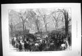 Old 1872 Unveiling Statue Sir Walter Scott Central Park New York Amer Victorian