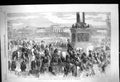Old Print 1856 Grand Entry Emperor Russia St. Petersburg Siers Horses Ol 19th