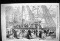 Old 1856 Naval Review Dance Deck H.M.S. Caesar Captain Robb Carmichae Victorian