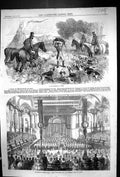 Old 1859 Fox Hunting Sport Dr. Mark'S Juvenile Ball Free-Trade Hall M Victorian