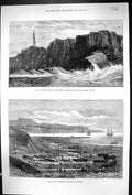 Old 1873 Boca Inferno Accident Queen Portugal Herring Fishing Exe Boa Victorian
