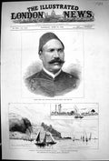 Old 1882 Arabi Pasha Dictator Egypt Nile Remains Village Arabian Moun Victorian