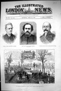 Old 1882 Dante Gabriel Rossetti Cardinal M'Cabe Tissot Funeral Longfe Victorian