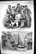Old 1858 Swedish Minstrels St. James'S Hall Merchant Venice Princess Victorian
