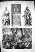 Old 1874 Hospital Saturday Hyde Park Monument Jones Wilson Statue Bal Victorian