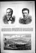 Old 1879 Vogorides Roumelia Conquelin Edinburgh Water Gladhouse Reser Victorian
