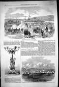 Old 1857 Smyrna Aidin Railway Prince Albert Port Elizabeth Ships Algo Victorian