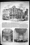 Old 1857 Queen'S Theatre Opera House Edinburgh Committee-Room House C Victorian