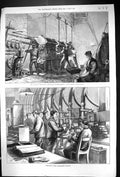 Old 1874 Post Office Telegraph Steam-Engine Boiler Room Pneumatic Tub Victorian