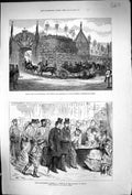 Old 1878 Prince Wales Nottingham Castle Lord Beaconsfield Congress Be Victorian