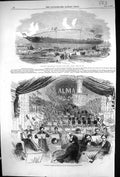 Old 1855 Launch Ship Meander Clifton Works Bristol Jullien Concert Op Victorian