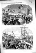 Old 1863 Milward Clutton Bristol Railway Hare Mayoress Rail Tramway H Victorian