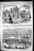 Old 1857 Inauguration Calthorpe Park Duke Cambridge Townhall Birmingh Victorian