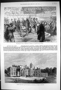 Old 1874 Prince Wales Birmingham Eastwell Park Kent Duke Duchess Edin Victorian