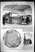 Old 1858 Ceiling Astley Theatre Blackfordby Church Stevens Bread-Maki Victorian