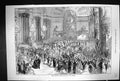 Old 1872 Prince Arthur Leeds England Scene Ball Townhall Dancing Roma Victorian