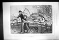 Old Antique Print 1873 Foster Lamb Sheep Shepherd Scythe Windmill Animals 19th