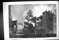 Antique Print 1867 Fire Burning Majesty'S Theatre Haymarket London Fine Art