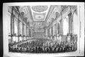 Old 1867 Scene Cutlers Feast Sheffield Inauguration Hall Banquet Dinn Victorian