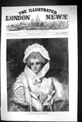 Original Old Antique Print 1877 Countess Spencer Joshua Reyns Kensington Museum
