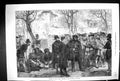 Antique Old Print 1873 Street Scene Spain Carlist Prisoners Alhambra Granada