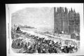 Old 1858 Arrival Bell Victoria Clock Tower Palace Westminster London Victorian