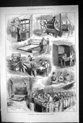 Antique Old Print 1874 Biscuit Making Peak Frean Factory Industry Machinery