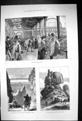 Old 1878 Plait Hall Luton Khoorum Valley Punjaub Salt Rock Oliphant T Victorian