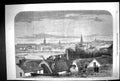 Antique Old Print 1864 Prince Princess Wales Sweden General View Stockholm 19th
