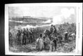 Antique Print 1864 Volunteer Review Blackheth Guildford Easter Monday Siers