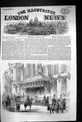 Old 1858 Queen Visit Birmingham England Procession Arriving Townhall Victorian