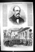 Old 1866 Count Bismarck Prime Minister King Prussia Mutiny Landwehr F Victorian