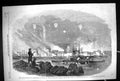 Old 1855 War Bombardment Sveaborg Burning Gun-Boat Sheds Ships Carmic Victorian