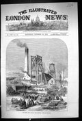 Antique Old Print 1872 View Morley Colliery Dewsbury Explosion Coal Mining 19th