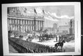 Old Print 1872 Prince Arthur Leeds Procession Townhall Siers Guards Hors 19th