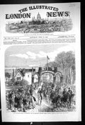 Old 1868 Volunteer Review Portsmouth Middlesex Artillery Procession C Victorian