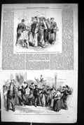Old 1859 War Italy Emperor Napoleon War Proclamation Lyons Place Conc Victorian