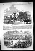 Old 1857 Departure Prince Albert Abney Hall Manchester Art-Treasures Victorian