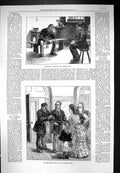 Old 1873 Newgate Prison Condemned Cell Prisoner Press-Room Pinioning Victorian