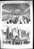 Old 1867 Banquet Alnwick Castle Lord Warkworth School Children Proces Victorian