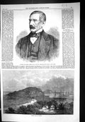 Old 1868 General Sir Henry Storks Comptroller-In-Chief Army View Toba Victorian