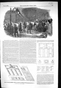 Old 1849 Arrival Cattle Railway Terminus Euston Square Farm Buildings Victorian