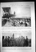 Old 1918 Aeroplane Chaplain Service War Balkans Crown Prince Serbia Y 20th