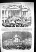 Old 1857 Inauguration Buchanan President America Largo Mercatello Nap Victorian