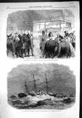 Old 1864 Earl Russell London Working Men Exhibition Ship Ontario Hasb Victorian