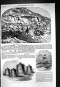 Old 1857 Geological Discoveries Swanage Bells Clock Westminster Boat Victorian