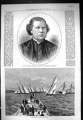 Old 1874 Rev. Morley Punshon Wesleyan Conference Yacht Race Havre Eng Victorian
