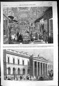 Old 1861 India Museum Whitehall Yard House Leadenhall Street Architec Victorian