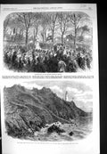 Old 1866 Inauguration Dinham Statue Exeter Devon Ship Wreck Spirit Oc Victorian